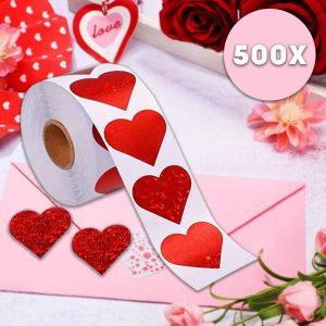 Nalepnica u obliku srca (500 komada) | HEARTSTICKER