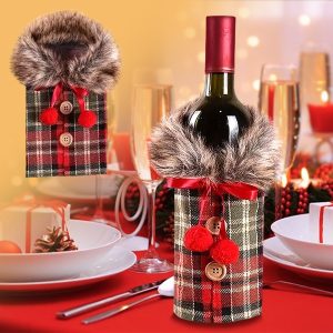 Božićna navlaka za vinsku bocu | VINOPOUCH