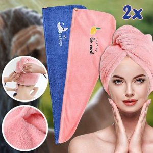 Brzo sušeći peškir za kosu (pakovanje od 2) | HAIRWRAP